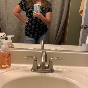 Cute elephant pattern shirt from Hollister